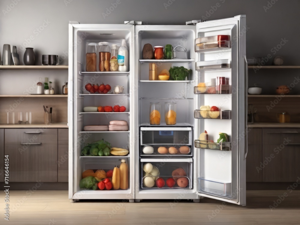 refrigerator, food, groceries refrigerator, food, groceries