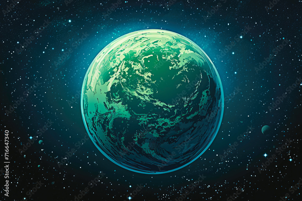 Obraz premium Tiny Eden: Planet of Infinite Wonder