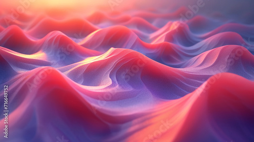 abstract colorful glowing wavy perspective with fractals and curves background 16:9 widescreen wallpapers