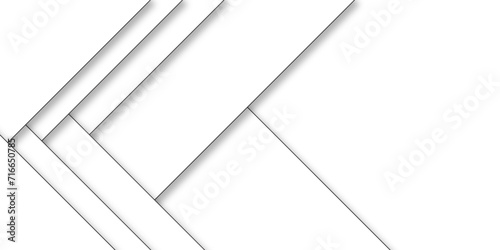 Abstract white and grey graphic design banner with  lnes white light & grey background. White and gray vector minimalist simple abstract. Minimal geometric white light Space design concept.