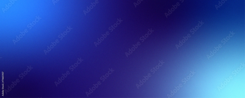Obraz premium Pastel navy blue gradient foil shimmer background texture dark royal blue grainy texture foil design, color gradient, ombre. Rough, grain, noise. Colorful bright spots. 
