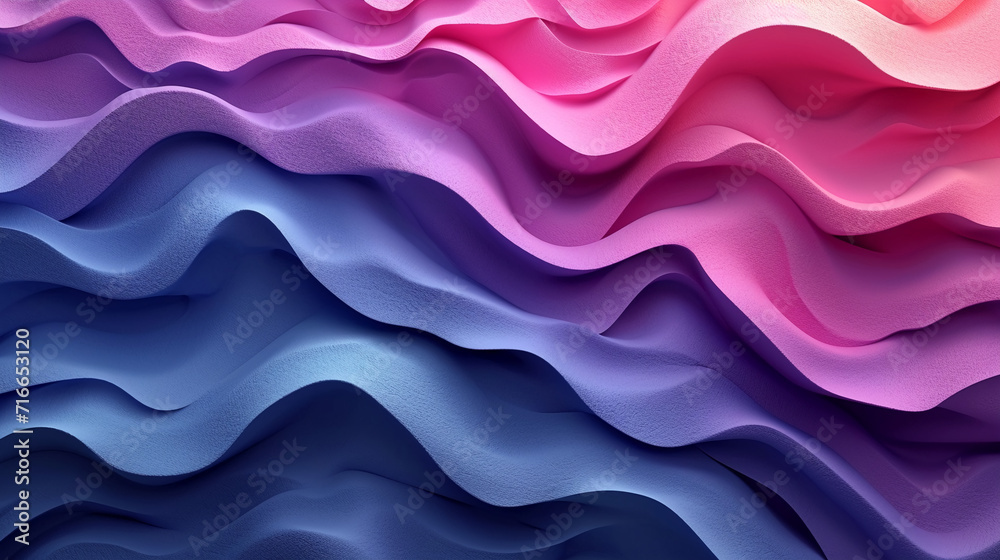 Obraz premium abstract colorful glowing wavy perspective with fractals and curves background 16:9 widescreen wallpapers 