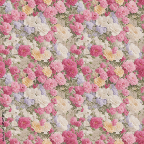 Flower Wallpaper - generative ai, üretken yapay zeka, © volkankutlubay