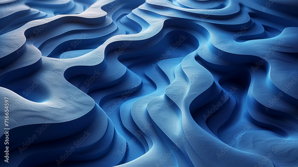 Obraz premium abstract colorful glowing wavy perspective with fractals and curves background 16:9 widescreen wallpapers