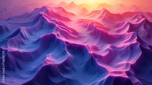 abstract colorful glowing wavy perspective with fractals and curves background 16:9 widescreen wallpapers