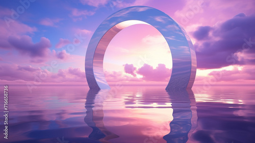 Epic Reverie: A Breathtaking 3D Render Abstract Fantasy Panoramic Background, Conjuring an Otherworldly Symphony of Enchanted Realms, Whisking You Away into a Majestic Dreamscape of Ethereal Beauty 