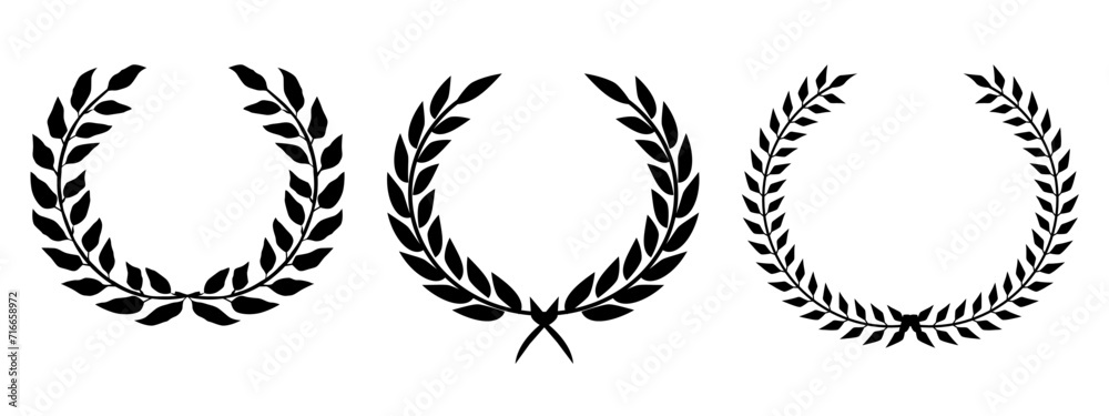 floral laurel wreath floral laurel wreath