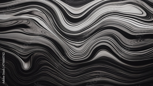 Black and white Wood Grain pattern