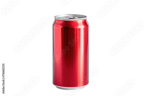 330 ml aluminum beverage soda can isolated on transparent background