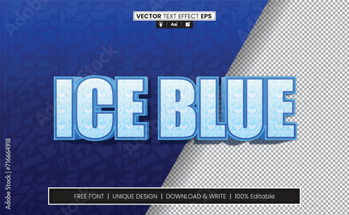 Liquid, Ice, Water, Frost, Aqua Text Effect