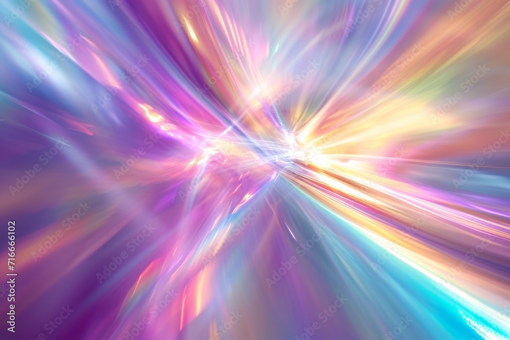 abstract motion blur background in the style of lens flares, rainbowcore, hd, 8k