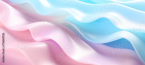 Colorful liquid pastel wavy melted plastic texture and wrinkle silicone sheet for background