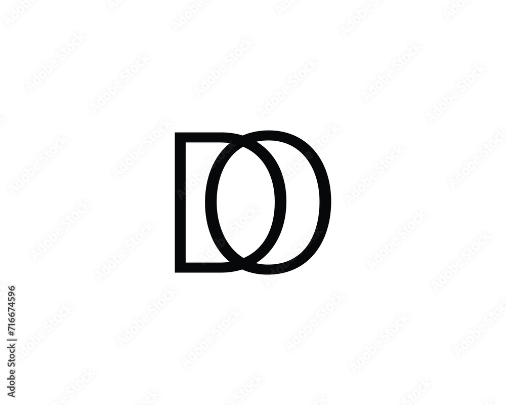 DO logo design vector template DO logo design vector template