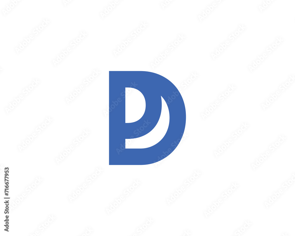 DP PD logo design vector template DP PD logo design vector template
