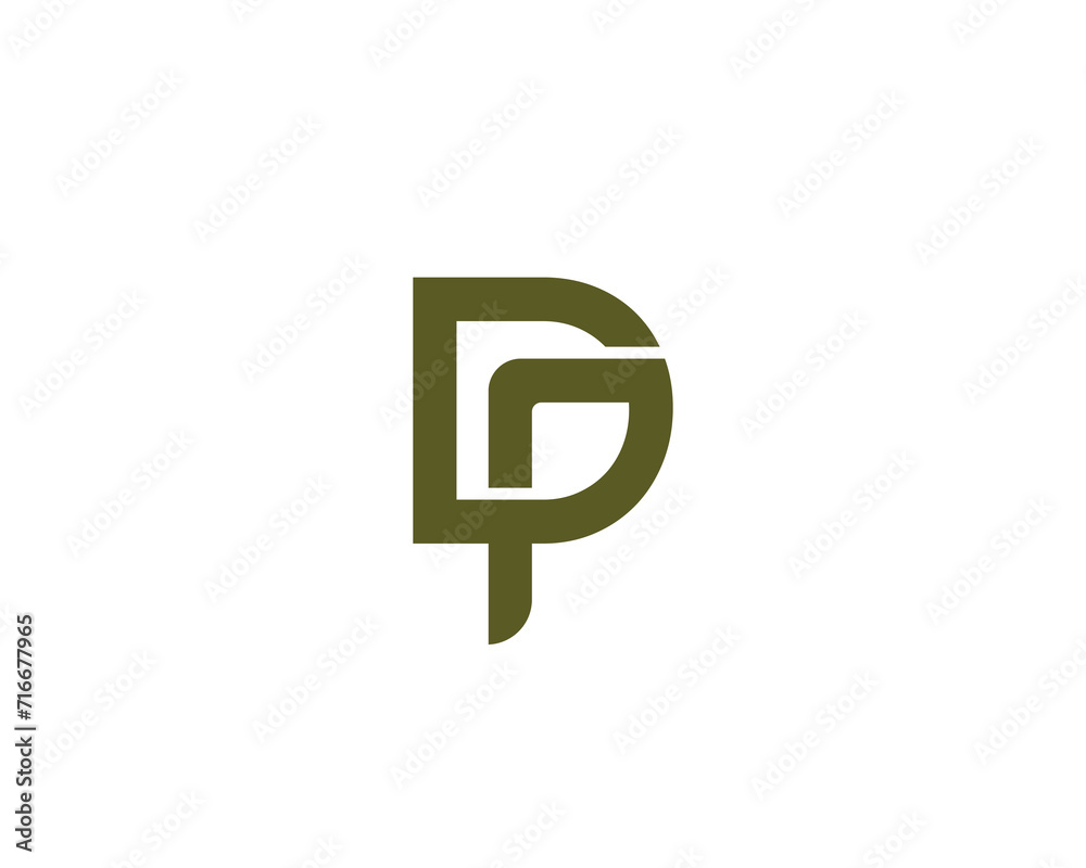 DP logo design vector template DP logo design vector template