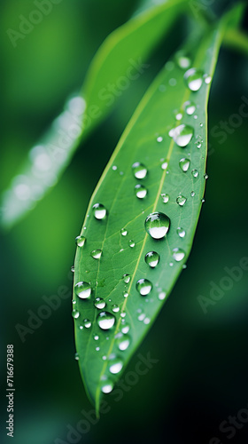 Falling raindrops photographed with a super telephoto lens 