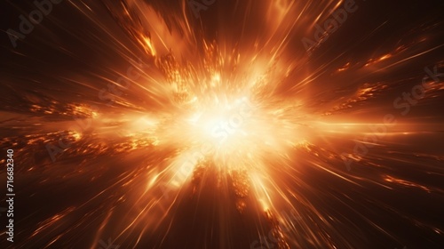 Cosmic Explosion in Space