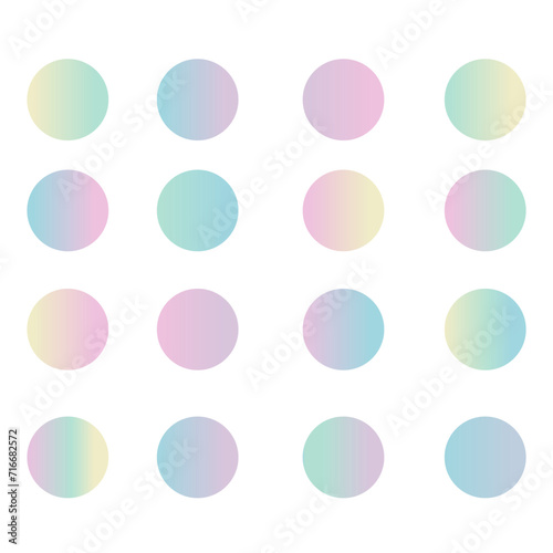 Vector highlights of instagram gradient cover stories