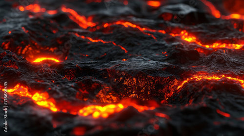 burning lava background