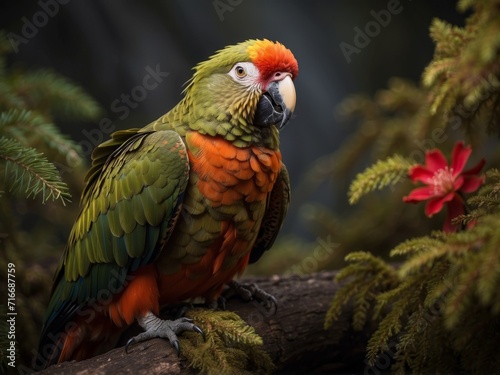 red and yellow macaw