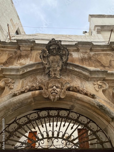 detail of the facade of the church of St Mary