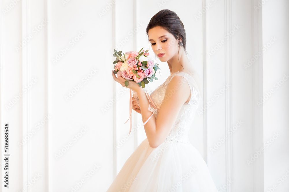 bride with bouquet bride with bouquet