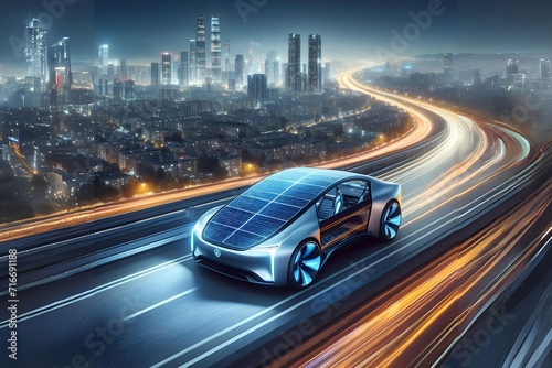 future car using solar technology © Naveed