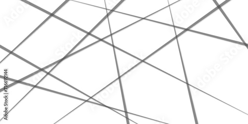 Abstract lines in black and white tone of many squares and rectangle shapes on white background.