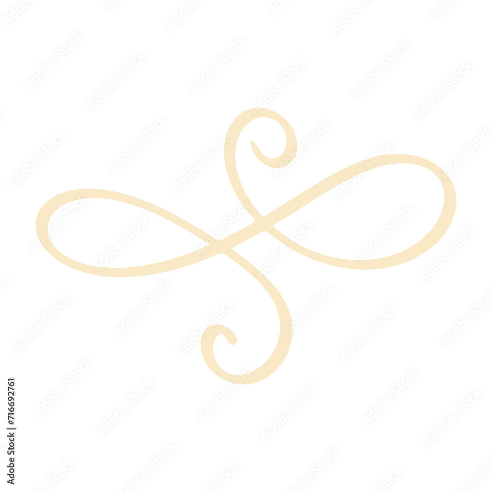 gold calligraphic line design element gold calligraphic line design element