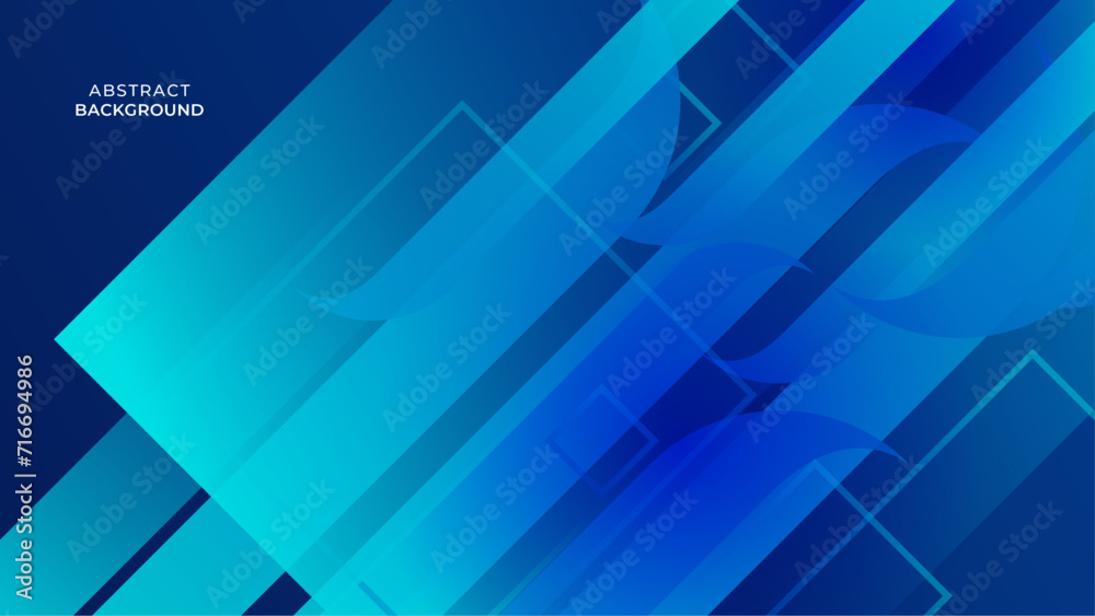 Obraz premium Abstract background with wavy shape. Business banner design. Vector graphic illustration.