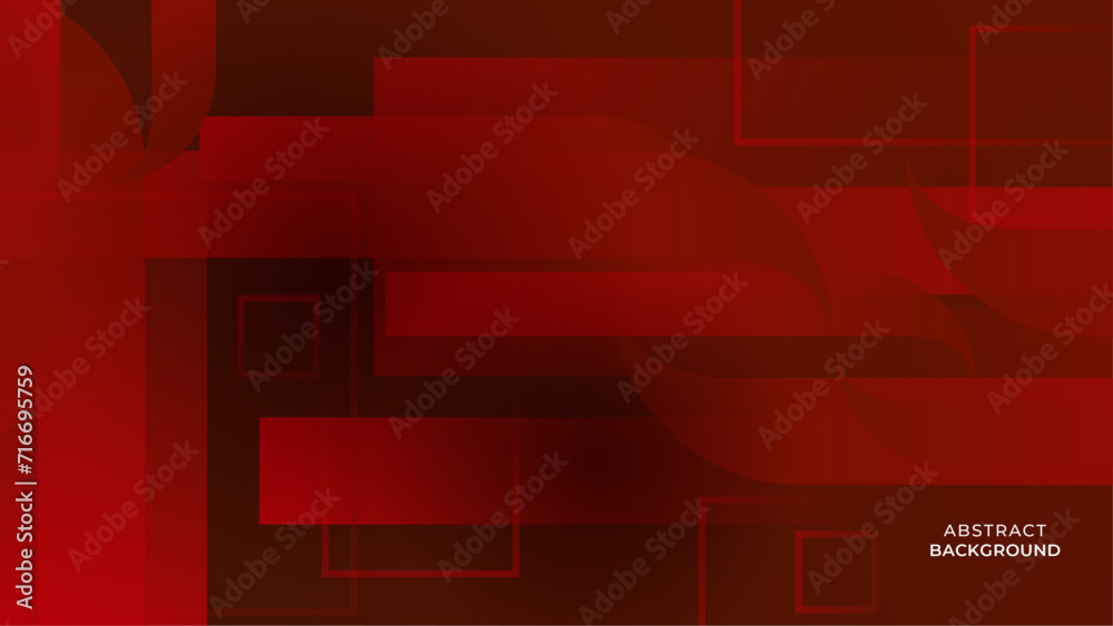 Naklejka premium Ombre red stripe lines patterned background illustration. Modern graphic illustration.