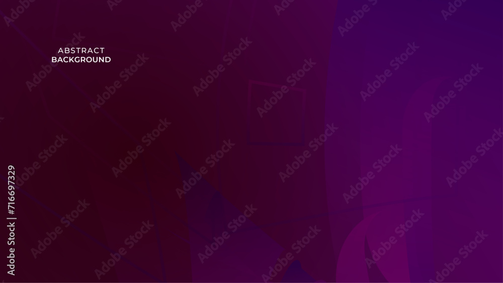 Fototapeta premium Angled abstract deep purple gradient background. Dynamic shape illustration.
