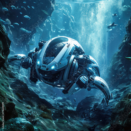 Wallpaper Mural Robots for deep sea exploration and research Torontodigital.ca