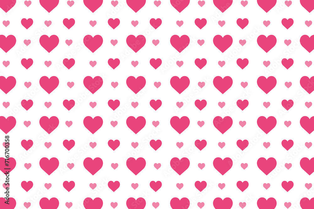 Heart pattern, Valentine's Day seamless pattern, Valentine's Day background. Heart pattern, Valentine's Day seamless pattern, Valentine's Day background.