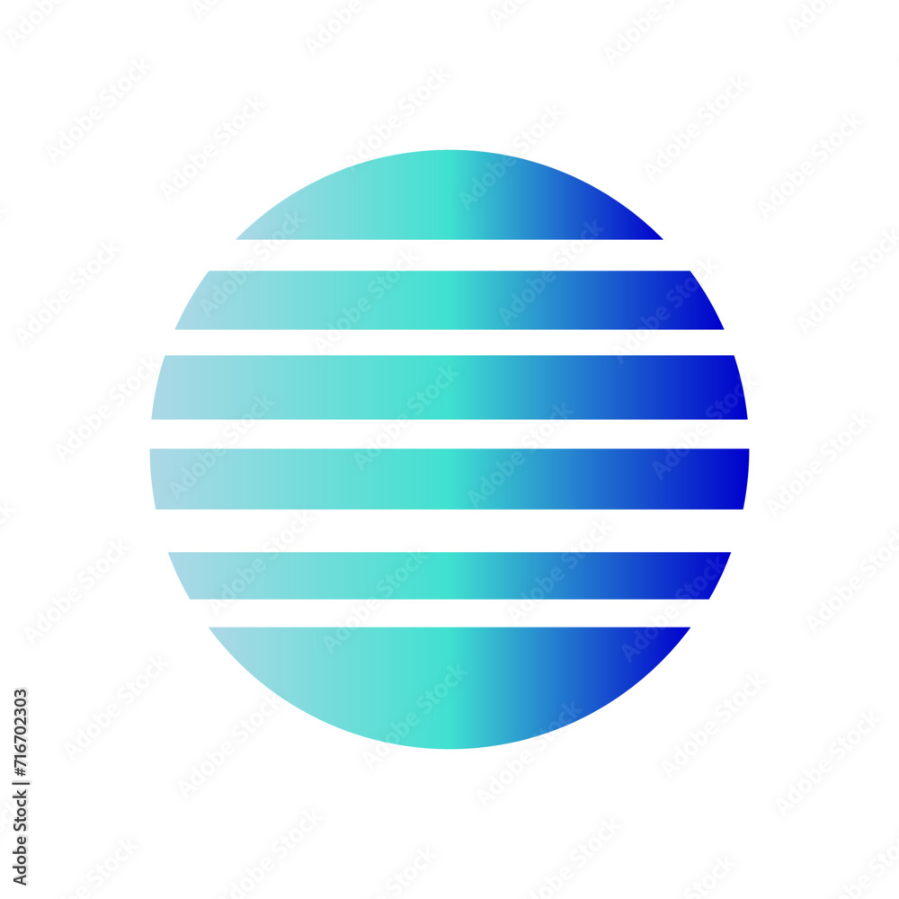An abstract cut out transparent retro neon circle design element. An abstract cut out transparent retro neon circle design element.