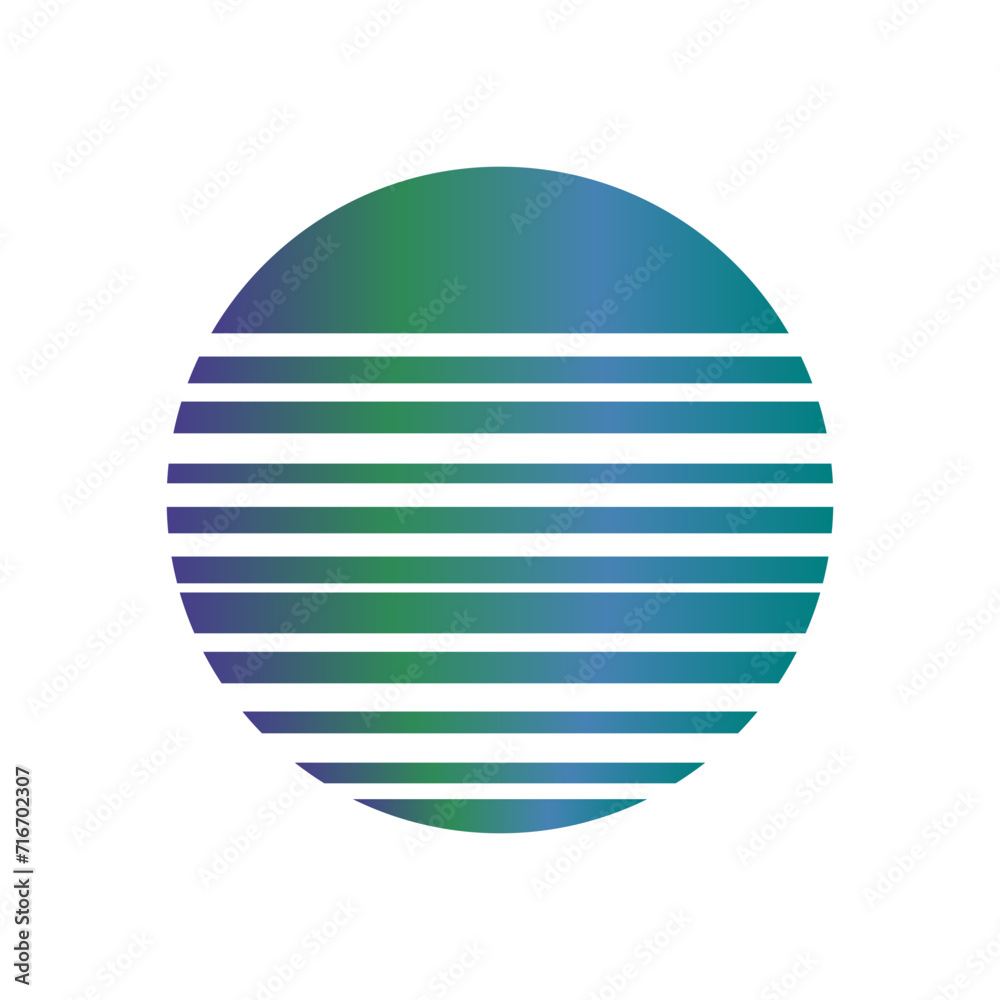 An abstract cut out transparent retro neon circle design element. An abstract cut out transparent retro neon circle design element.