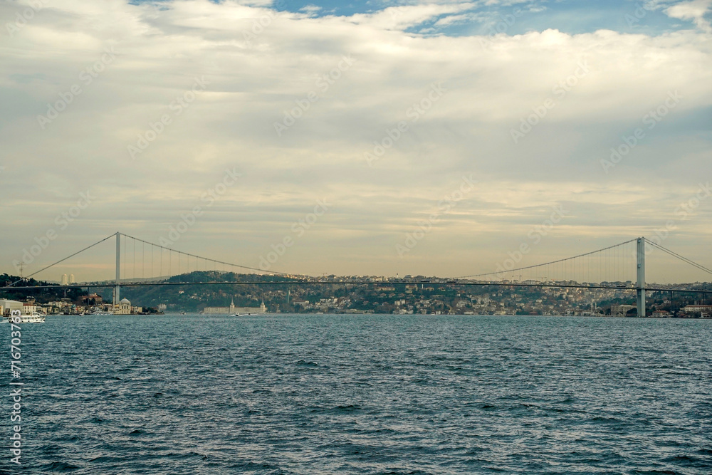 15 temmuz sehitler Koprusu bridge Istanbul Bosphorus cruise
