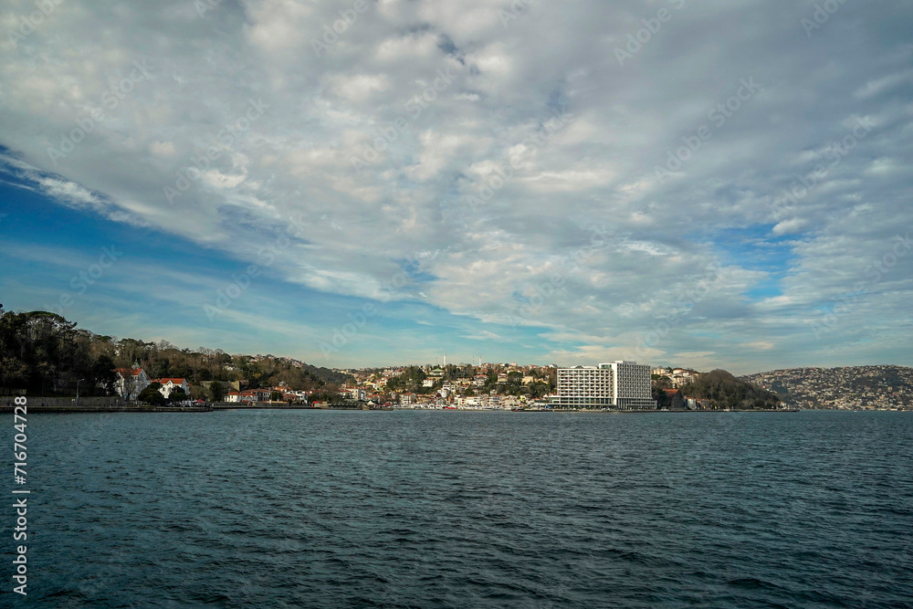 Boyacikoy village view from Istanbul Bosphorus cruise