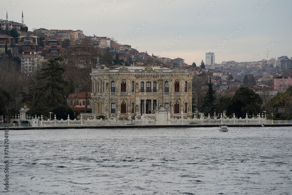 Obraz premium Palace Kuecueksu, Beykoz Istanbul Bosphorus cruise