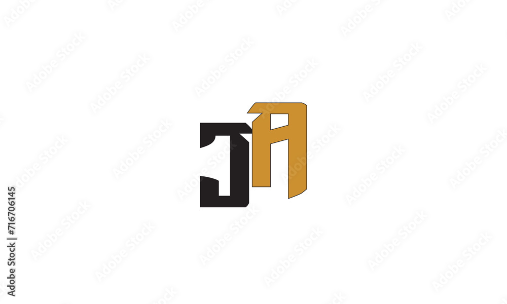 Fototapeta premium CA, AC, C, A Abstract Letters Logo Monogram 