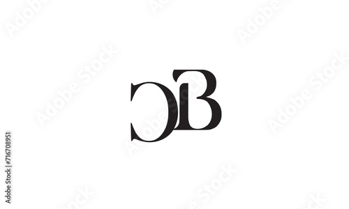  CB, BC, C, B Abstract Letters Logo Monogram