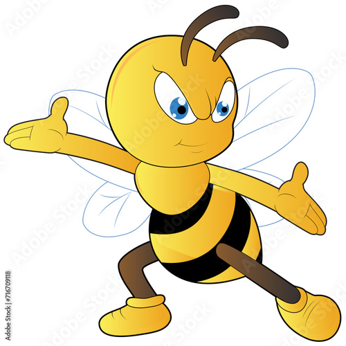 bee martial arts pose 2