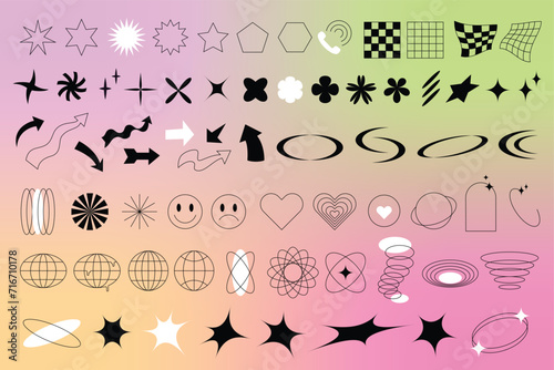 Y2K Graphics Elements