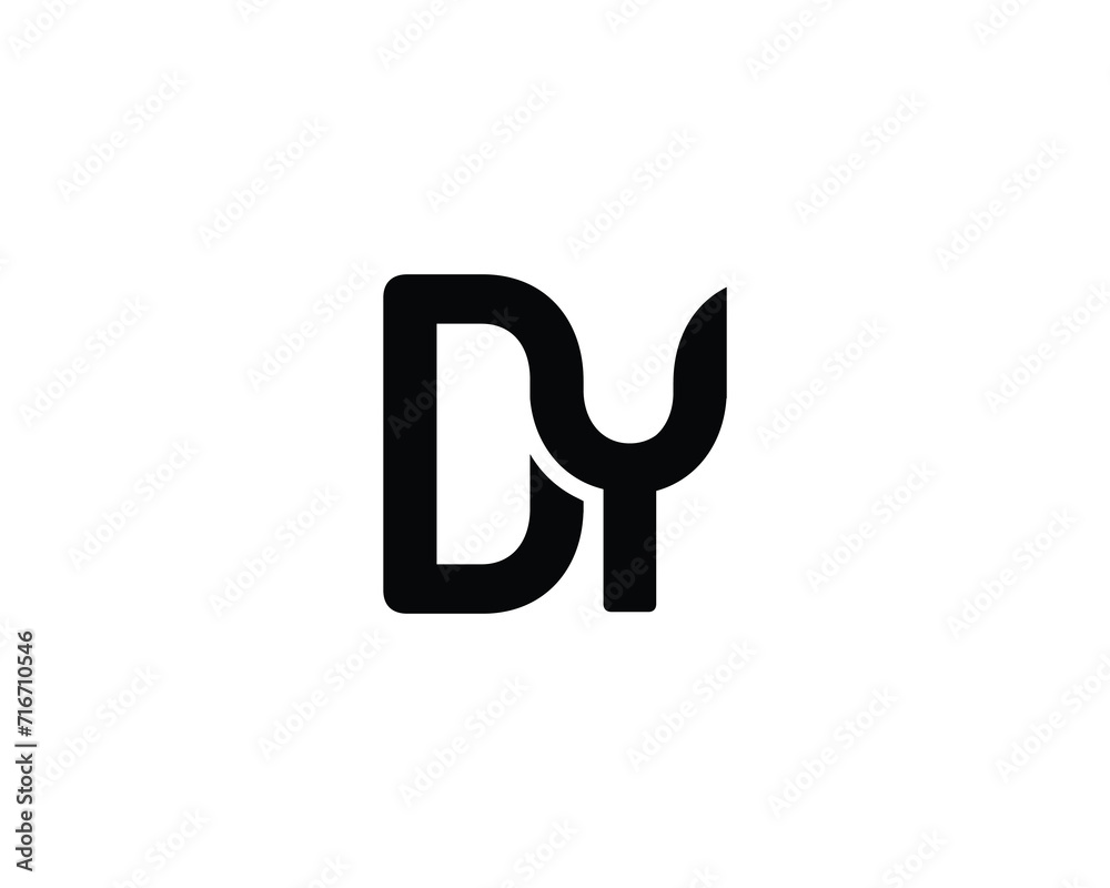 DY Logo design vector template DY Logo design vector template