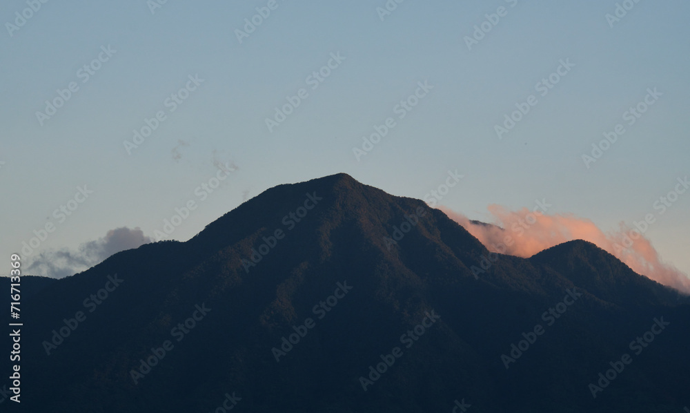 Mountain views captured with a telephoto lens