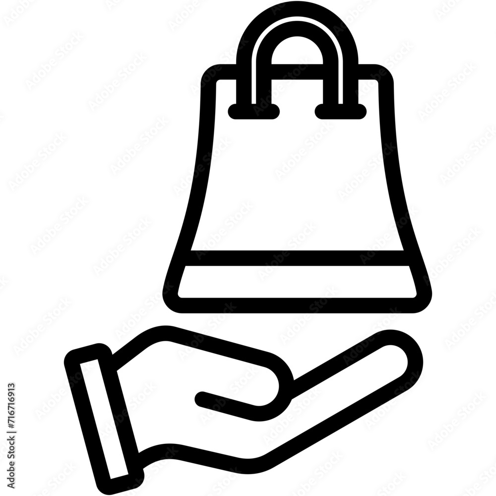 Fototapeta premium Shopping Bag Icon