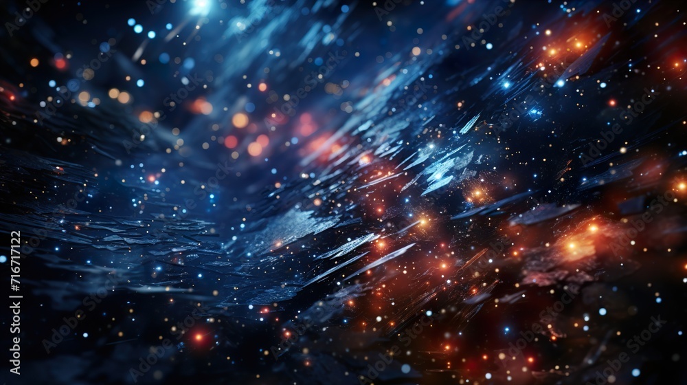 Naklejka premium lights of space