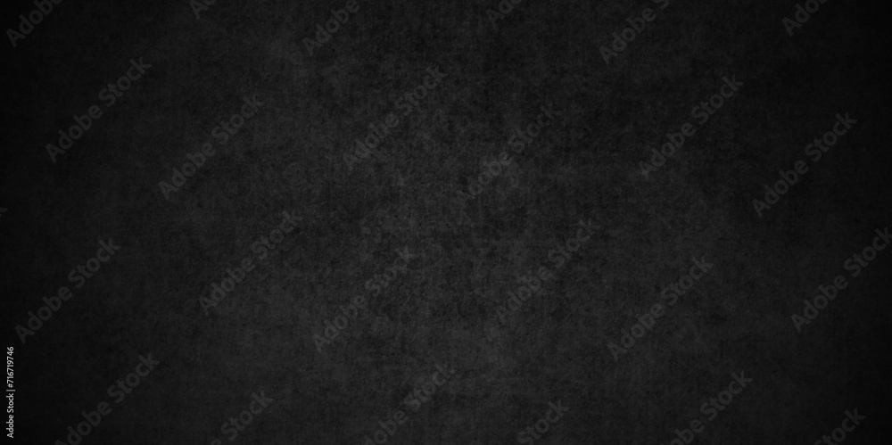 Abstract Dark black stone blank wall grunge marble stone charcoal backdrop background. black rough retro grunge  counter tops. dark texture chalk board and cracked wall black board banner background.