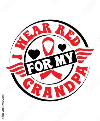 Heart Disease Awareness Svg Bundle