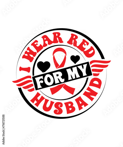 Heart Disease Awareness Svg Bundle